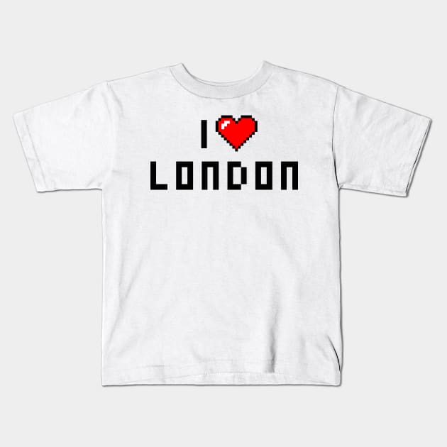 I love london Kids T-Shirt by Vali-Tara